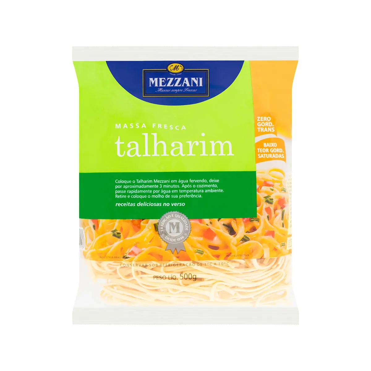 Massa para Talharim MEZZANI Pacote 500g
