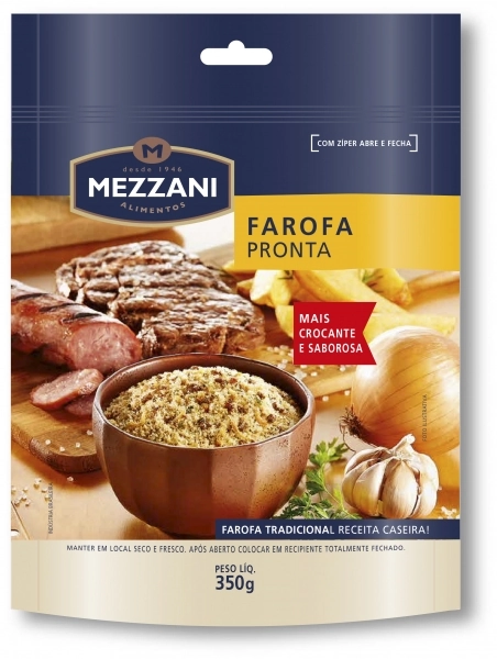 Farofa Pronta Mezzani Tradiconal 350g
