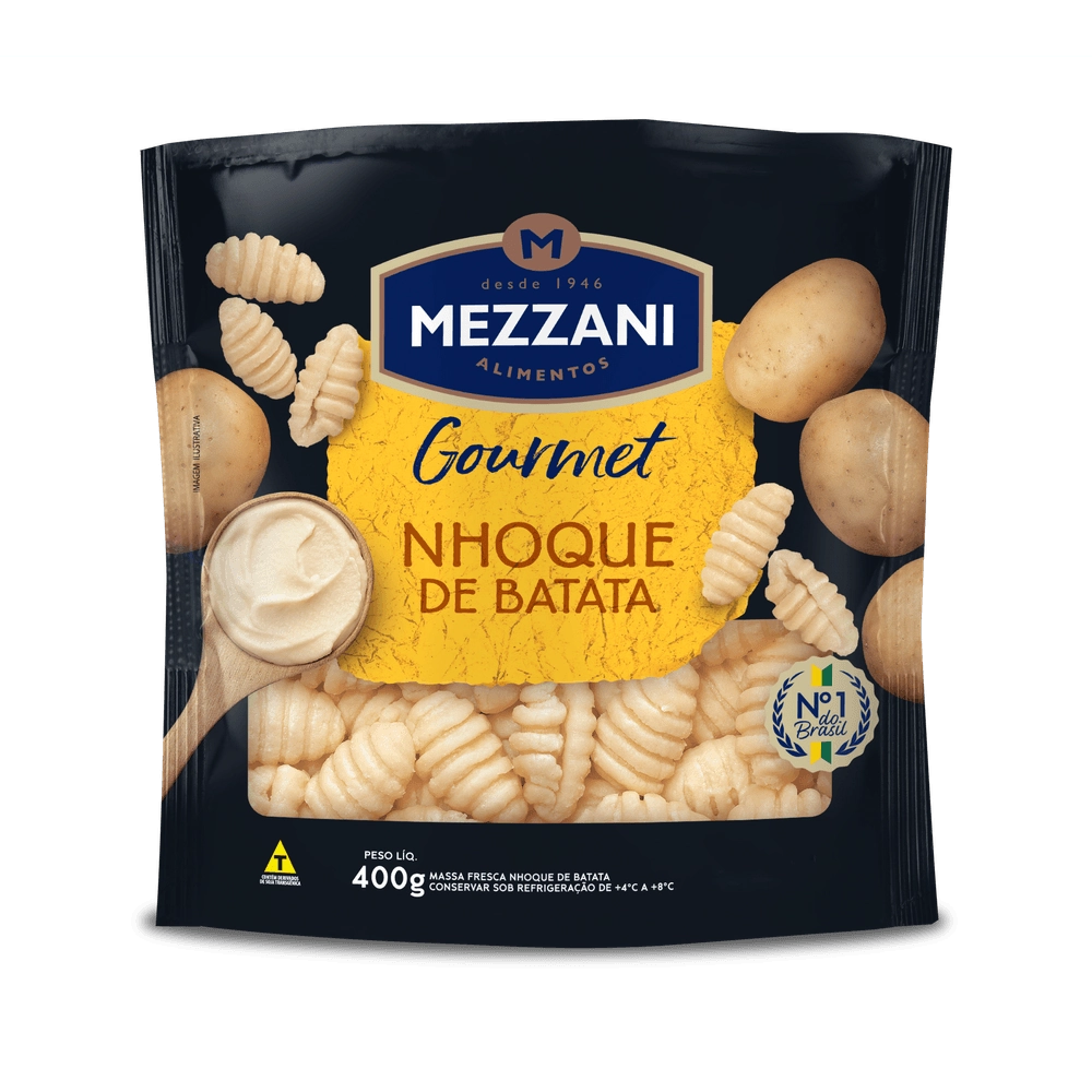 Nhoque De Batata Mezzani Gourmet Sachê 400g