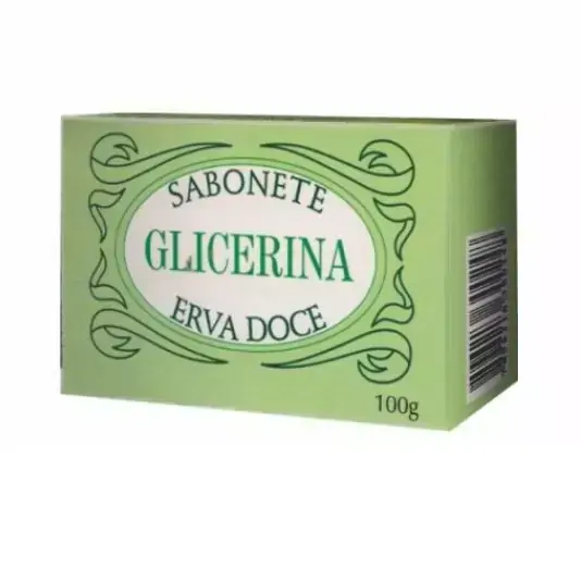 SABONETE DE GLICERINA ERVA DOCE AUGUSTO CALDAS 100G