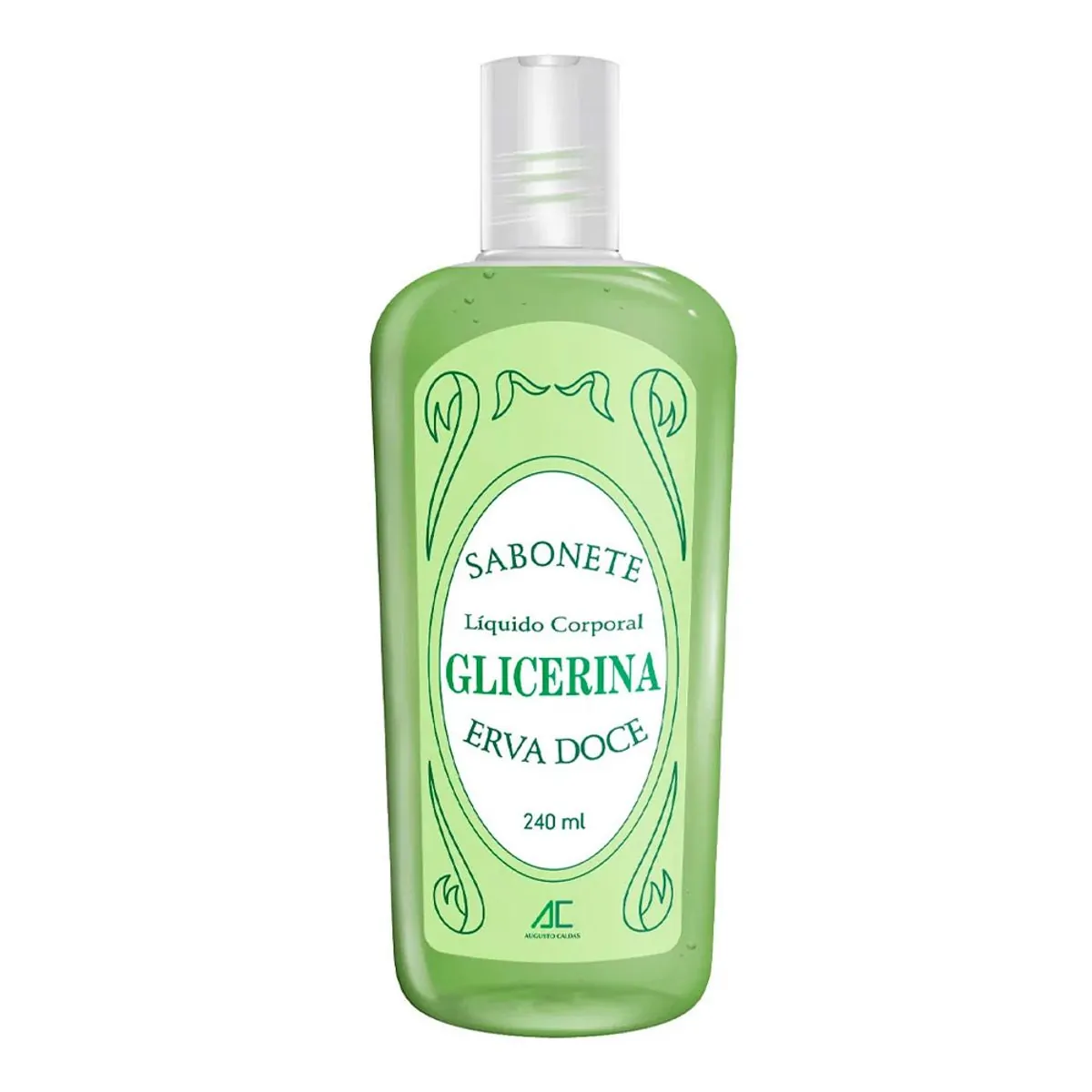 SABONETE LÍQUIDO COM GLICERINA AROMA ERVA DOCE 240ML