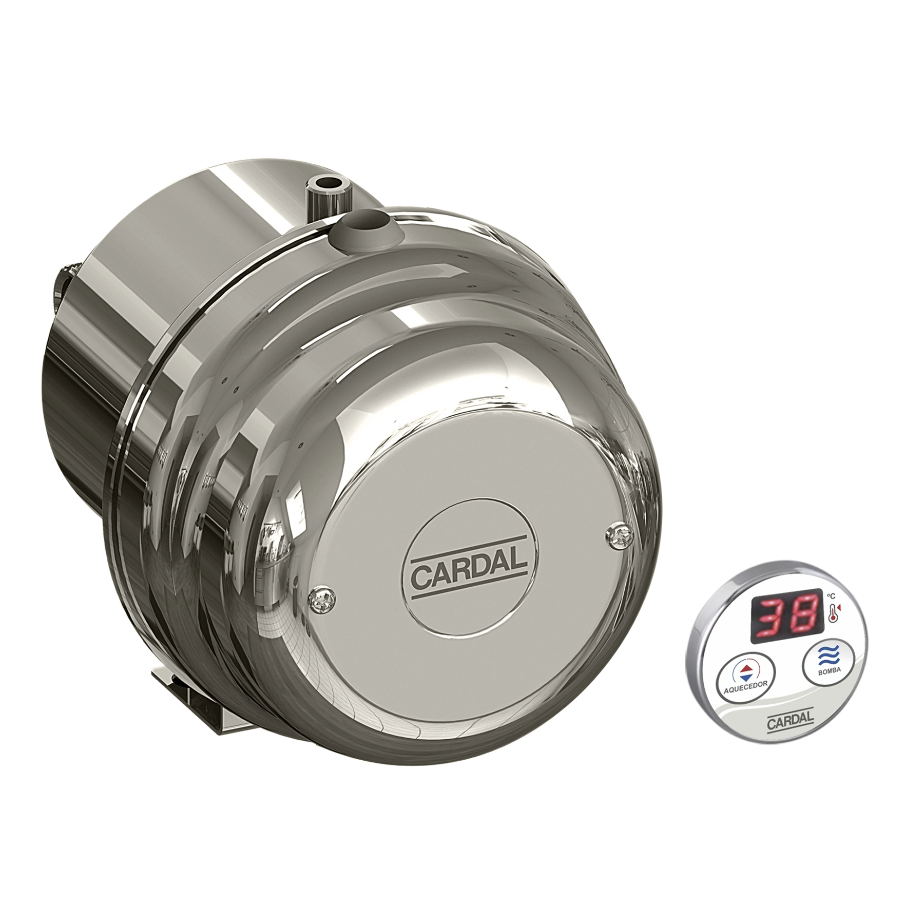 Aquecedor Elétrico para Hidromassagem 5100W 127V (110V) AQ086 Inox Cardal
