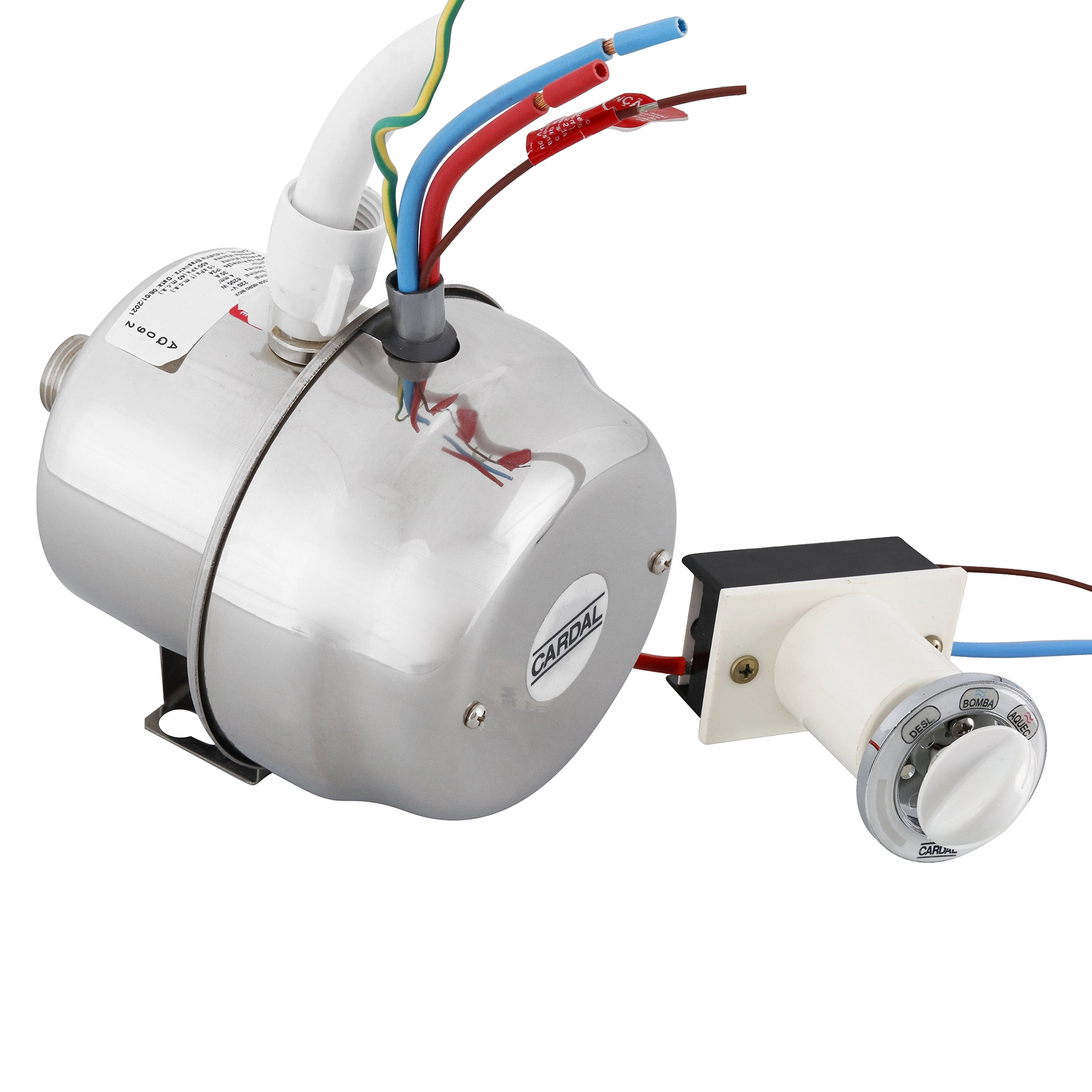 Aquecedor Elétrico para Hidromassagem 5200W 220V AQ092 Inox Cardal