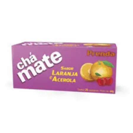 Cha Prenda Cha Mate 25unidade Laranja/acerola