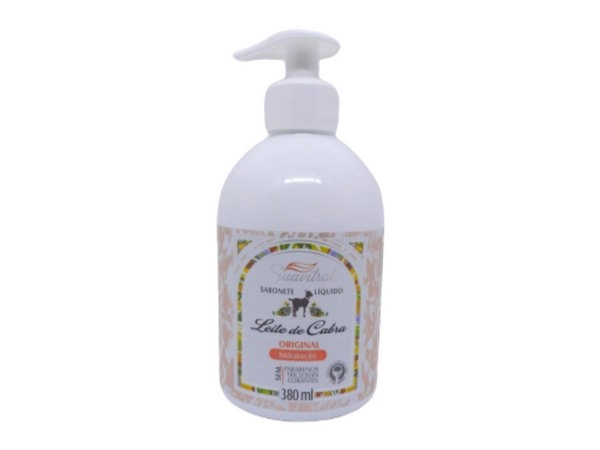 Sabon Liq Leite Cabra Suavitrat 380ml Ubon Suavitrat