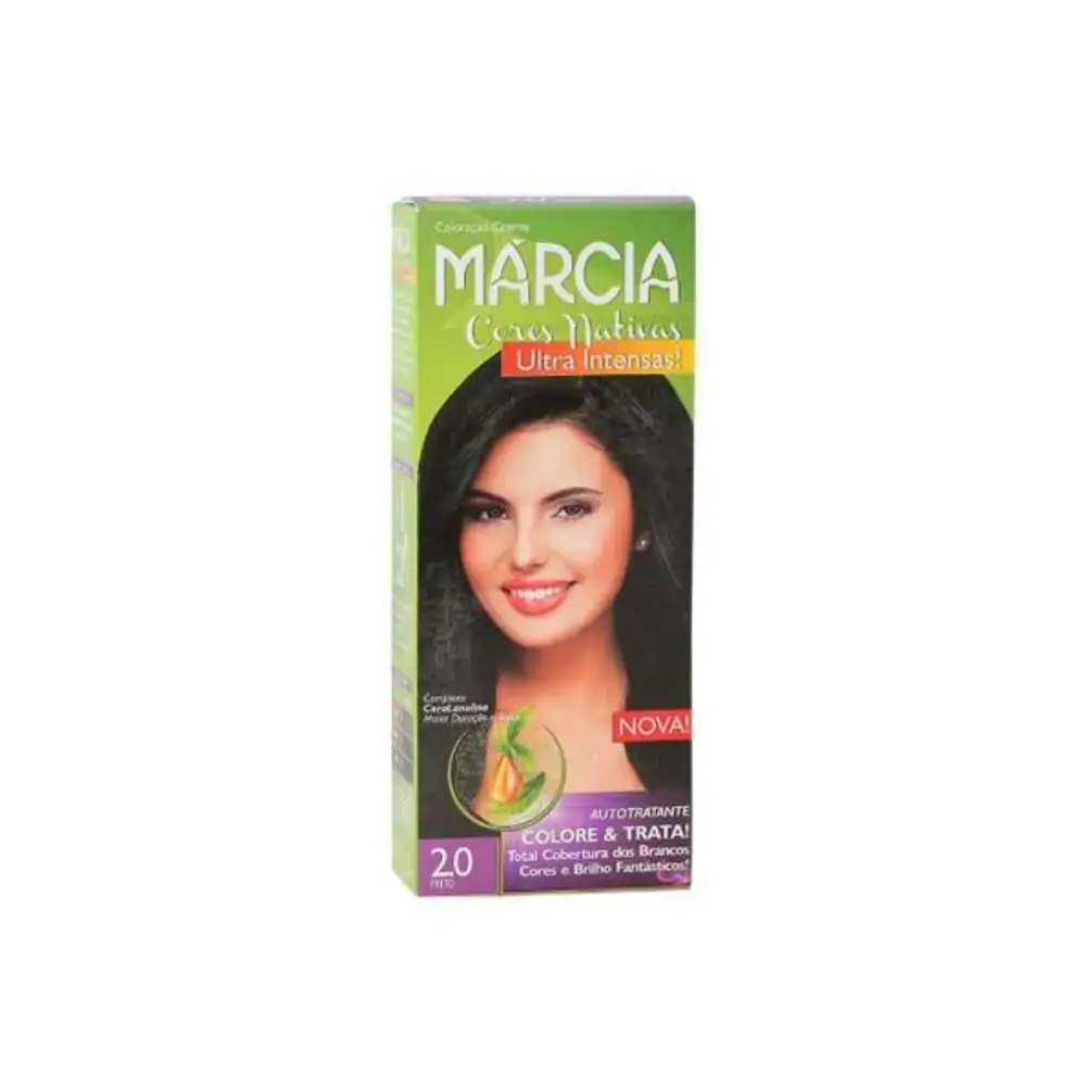 Tint Marcia 1.0 Preto 6x | Tintura Marcia 1,0