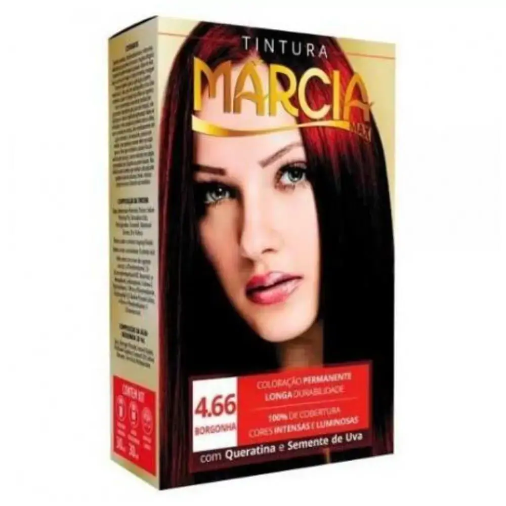 Tint Marcia 4.66 Borgonha 6x | Tintura Marcia 5,6