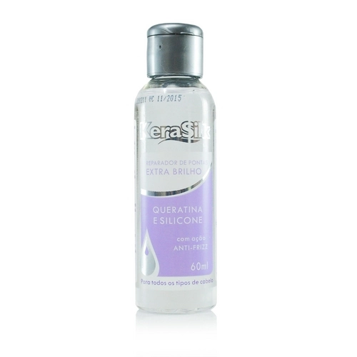 Kerasilk Reparador De Pontas Extra Brilho Queratina E Silicone Com Ação Anti Frizz