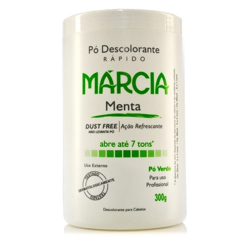 Márcia Pó Descolorante Verde Menta Ação Refrescante