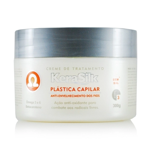 Kerasilk Plástica Capilar Creme De Tratamento Anti Envelhecimento Dos Fios Sem Sal