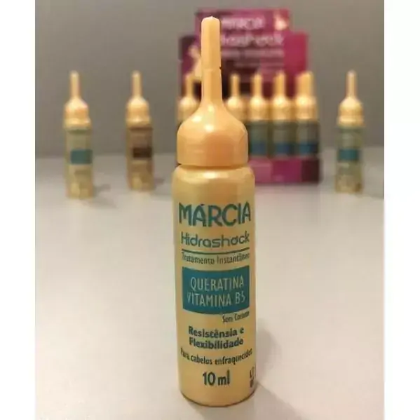 Ampola Hidrashock Tratamento Instantâneo 10ml Marcia Cosméticos