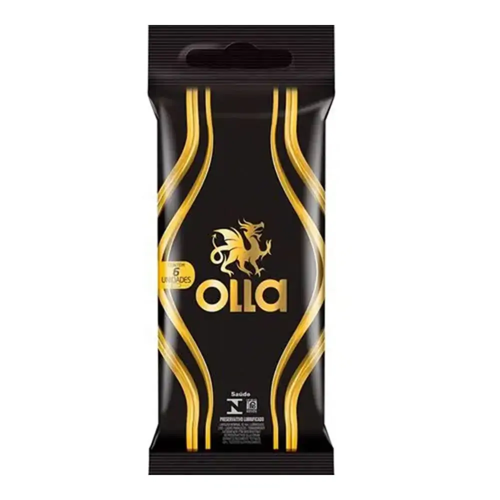 Preservativo Lubrificado OLLA com 6 Unidades