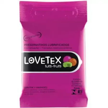 Pres Lovetex Lubr Tutti Fruti 12x3unidade