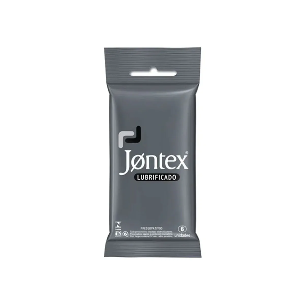 Preservativo Lubrificado Jontex 6 Unidades