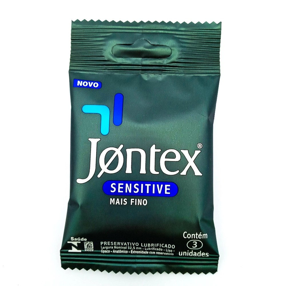 Preservativo Masculino Lubrificado Sensitive Jontex