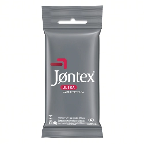 Preservativo Masculino Lubrificado Ultra Jontex Pacote 6 Unidades