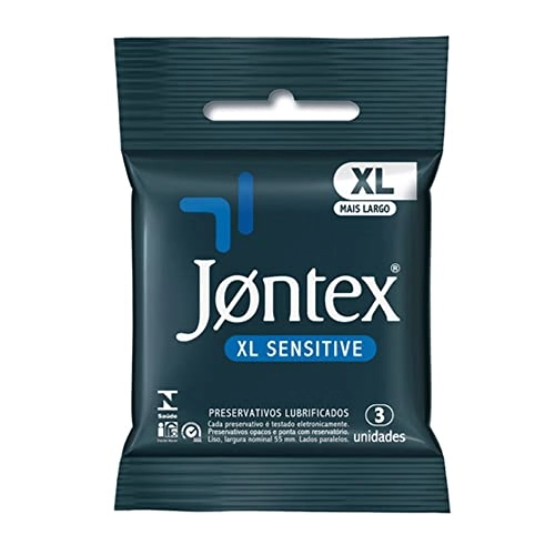 Preservativo Lubrificado Jontex C/3 Sensitive Unit