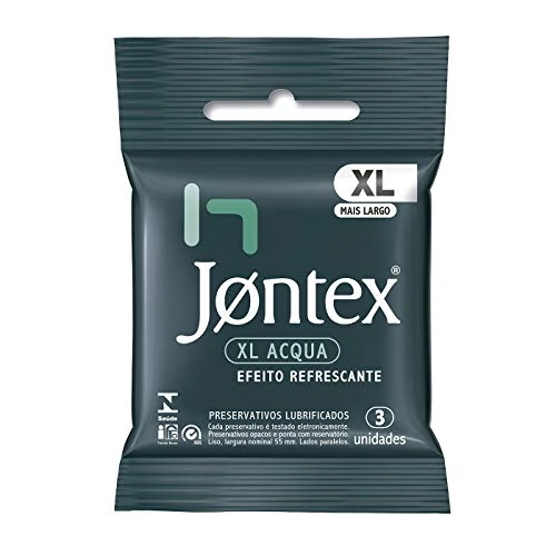 Preservativo Lubrificado Jontex C/3 Acqua Unit