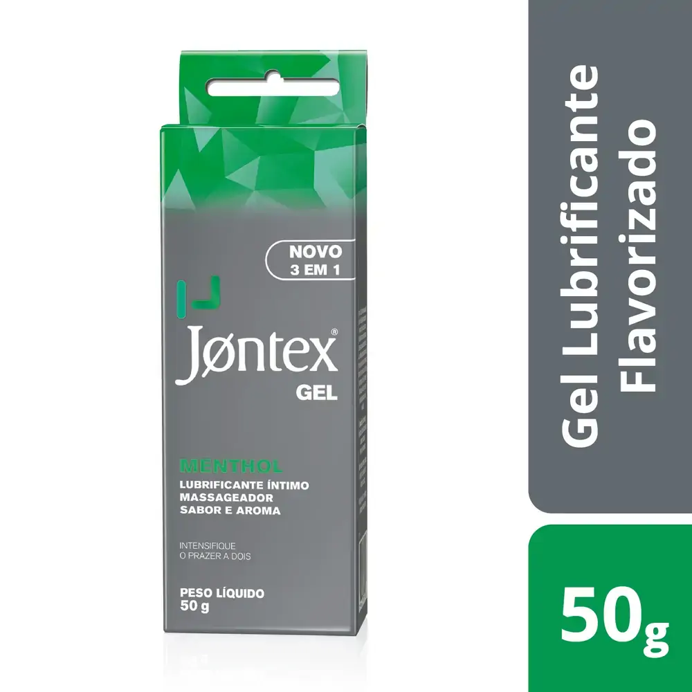 Lubrificante Em Gel Jontex 50g Menthol 3 Em 1 Unit