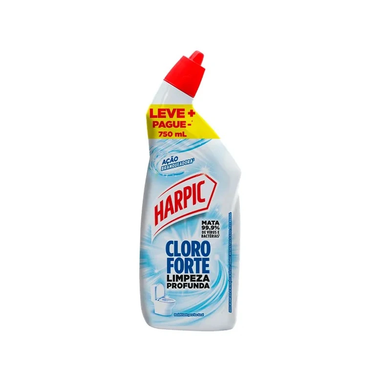 Desinf Harpic Uso Geral Limpeza Profunda Cloro Forte 750ml Lmpm