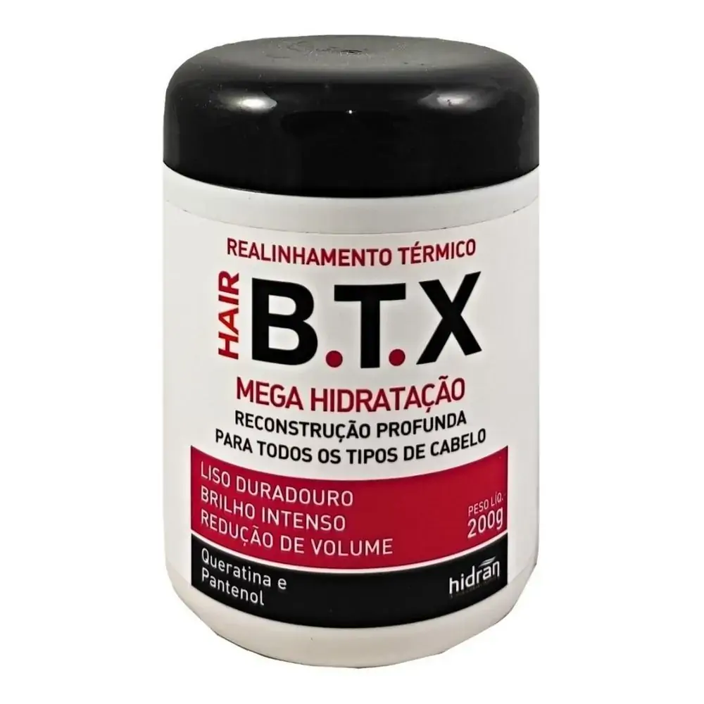 Creme Hidran Tratamento Capilar B.t.x Realinhamento Termico 200g Un