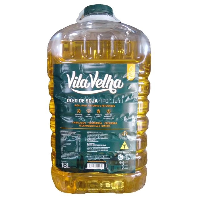 óleo De Soja Vila Velha Bmb 18l