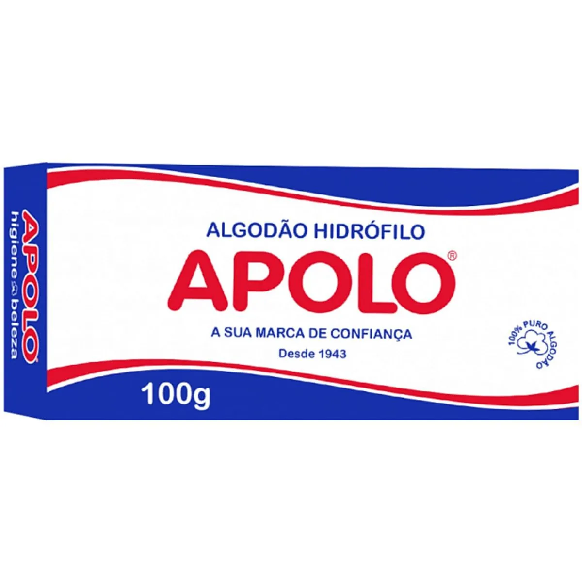 Algodao 100gr X 10 Caixa Apolo