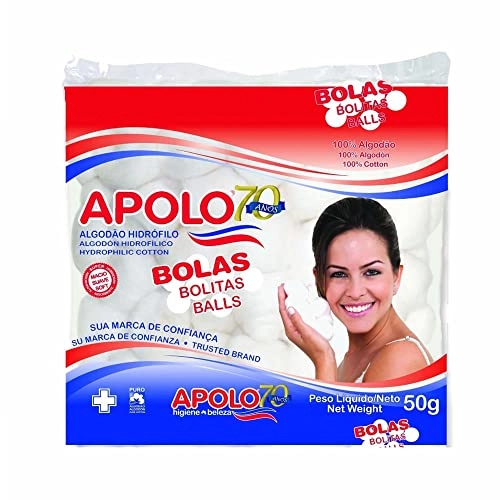 Algodão Em Bola Apolo 50g Branca Unit
