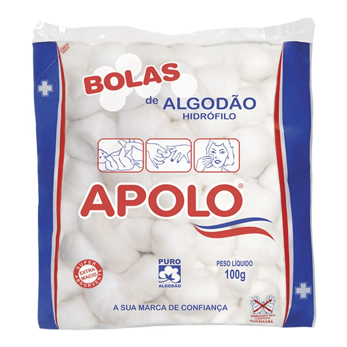 Algodão Apolo Bolas 100gr