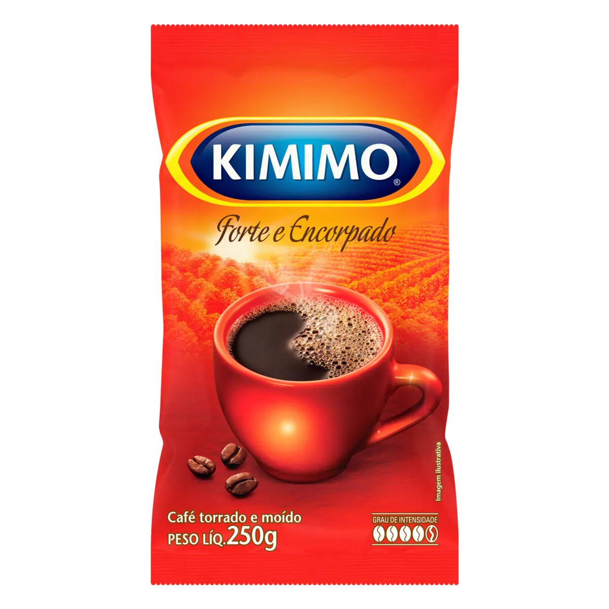 Café Torrado e Moído Kimimo Forte e Encorpado 250 g