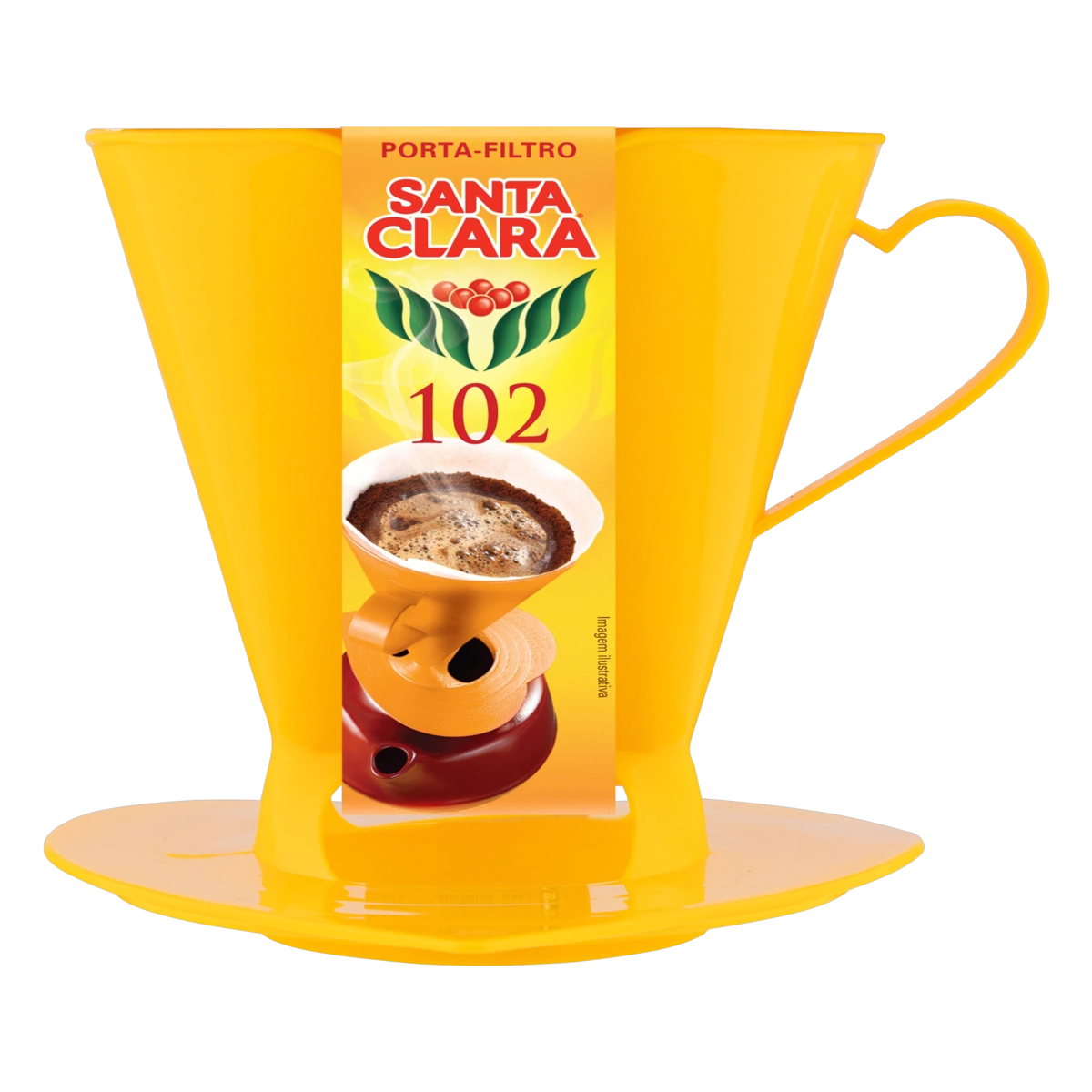 Suporte Para Filtro De Café Marrom Santa Clara 102