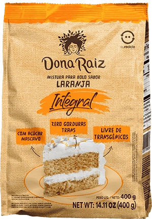Mist. Bolo Dona Raiz Integral Laranja 400g