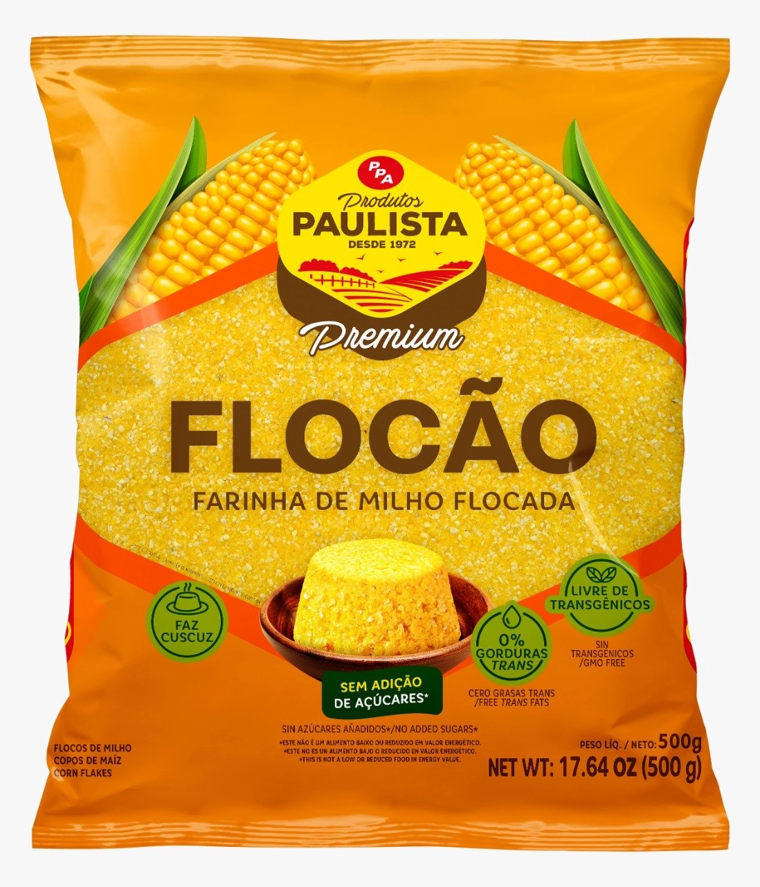 Far Milho Ppa Flocao 500g