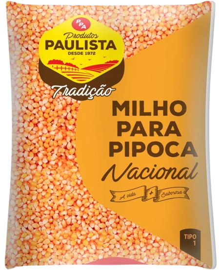 Milho De Pipoca Paulista 500g