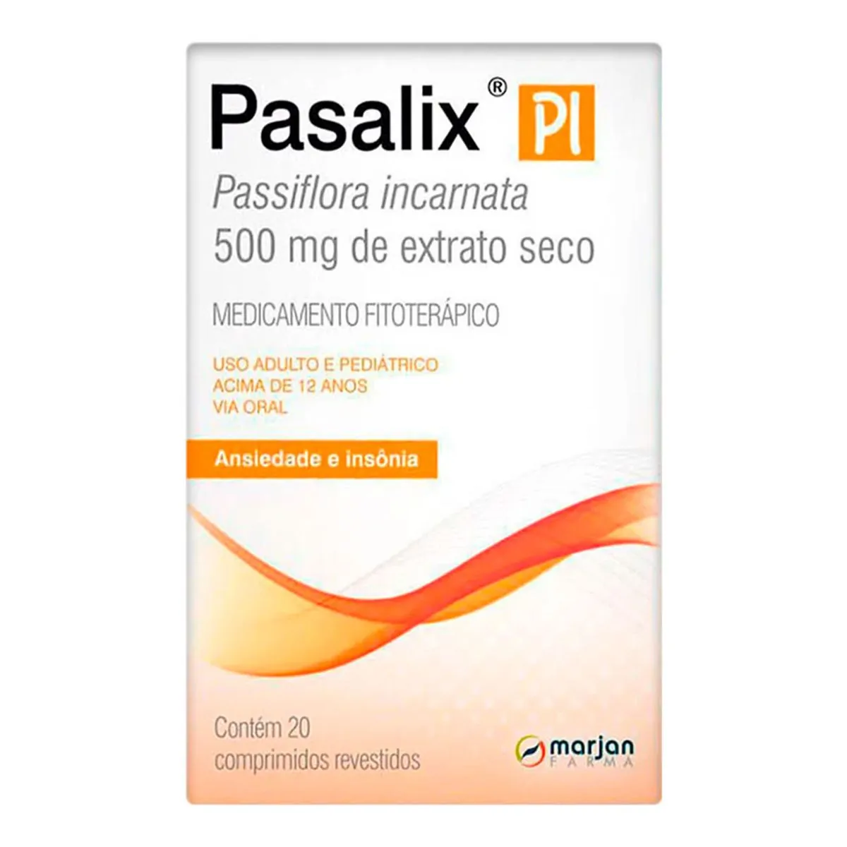 Pasalix Pi 500mg Cx 20 Comp