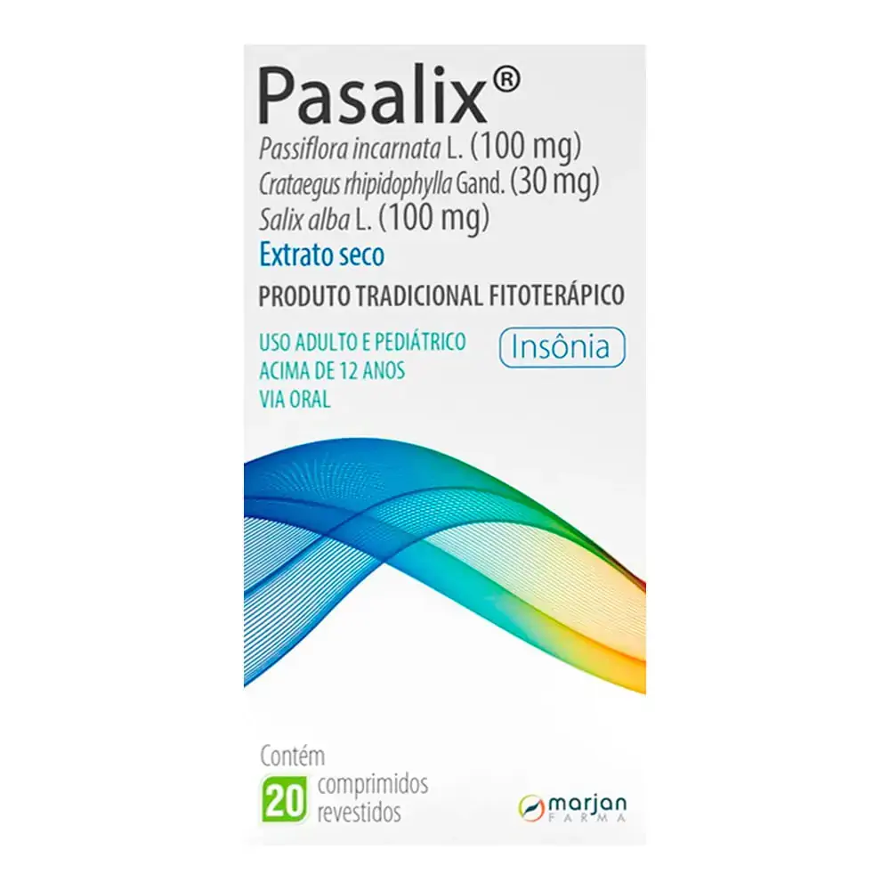 Pasalix Marjan Farma Caixa 20 Comprimidos Revestidos