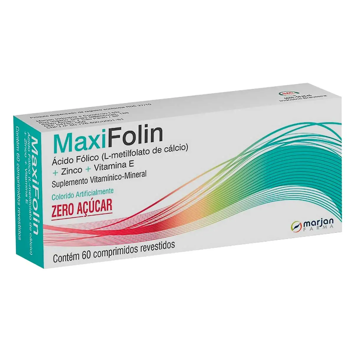 Maxifolin Zero Açúcar com 60 Comprimidos
