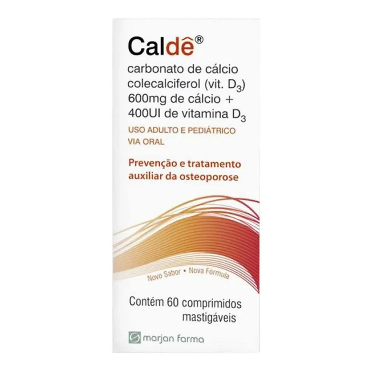 Caldê com 60 comprimidos
