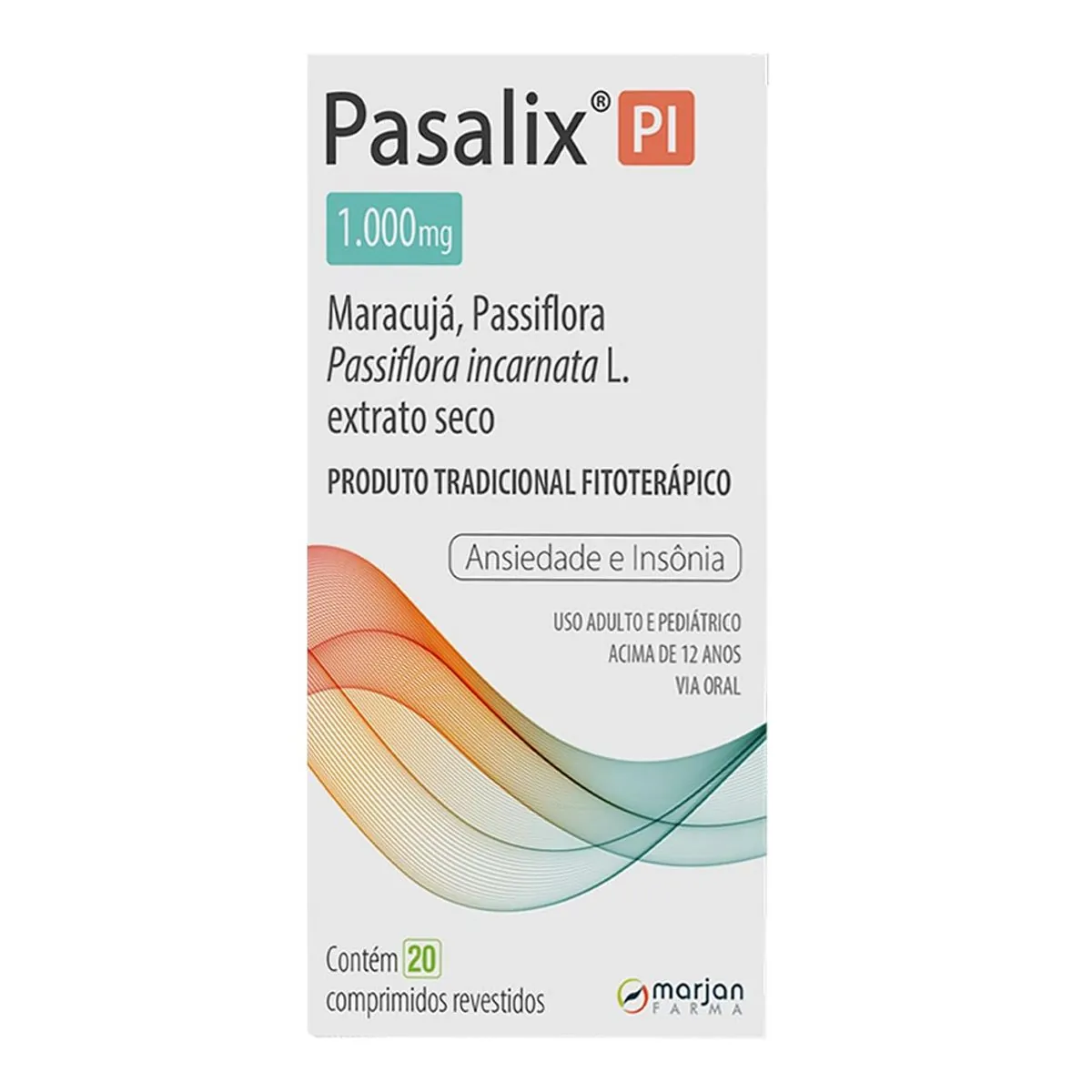 Pasalix Pi 1000mg Cx 20 Comp