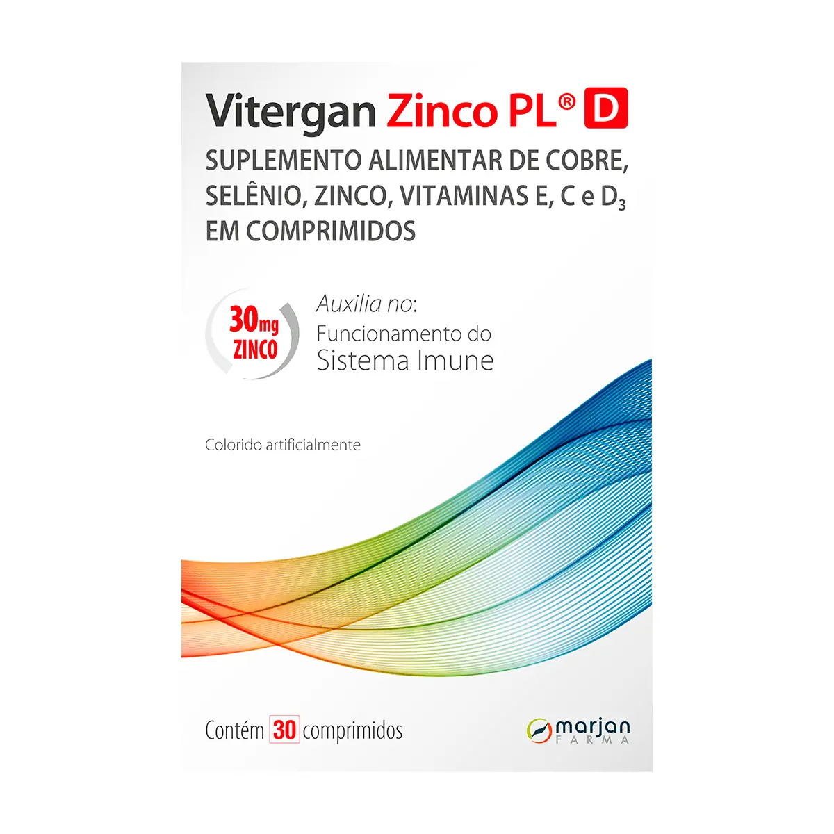 Vitergan Zinco Pl D Com Rev Ct C/ 30 Or