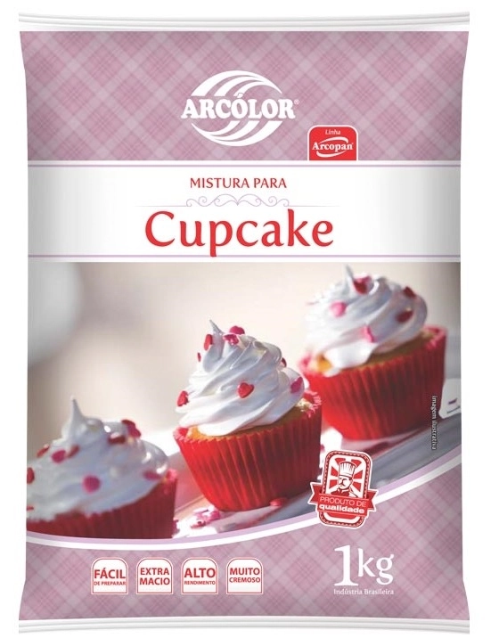 Mistura Cupcake Arcolor Neutro 1kg