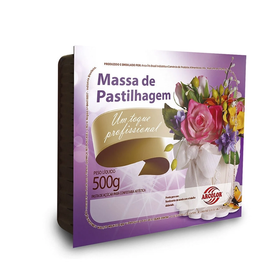 Massa Pastilhagem Branca 500g