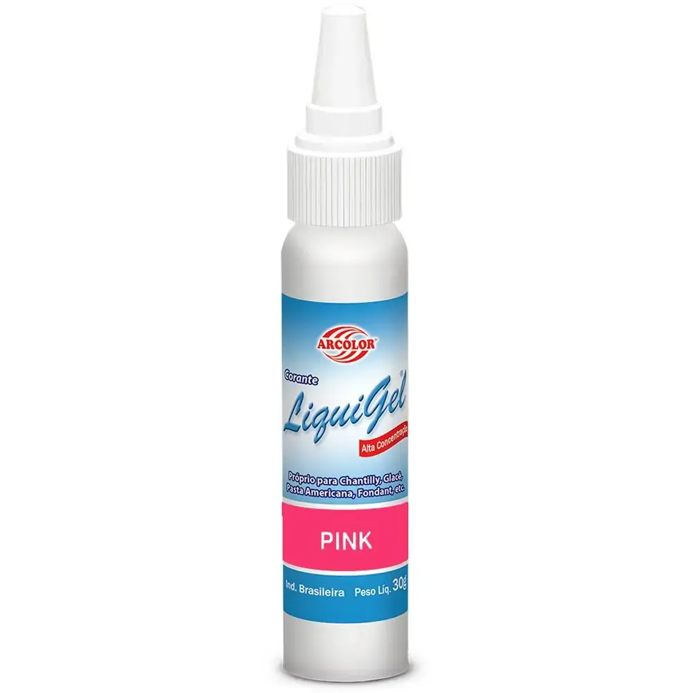 Corante Liquigel Pink Arcolor 30g