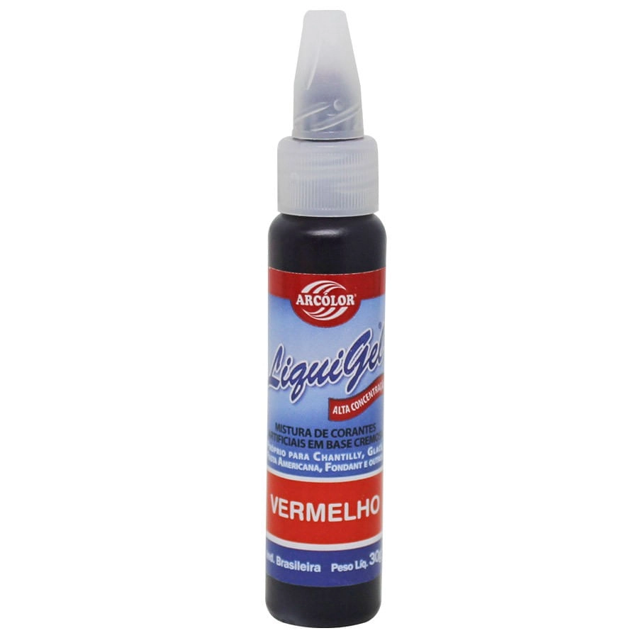 Corante Liquigel Arcolor Vermelho