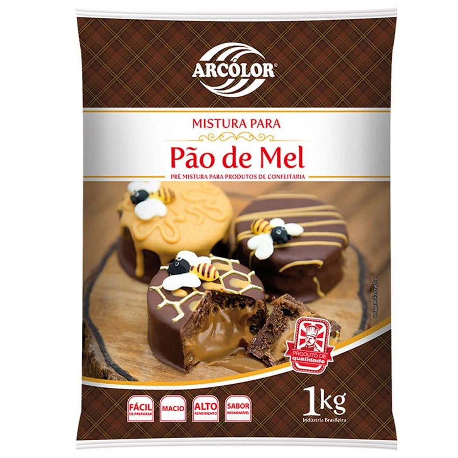 Mistura Pao Mel Arcolor 1kg