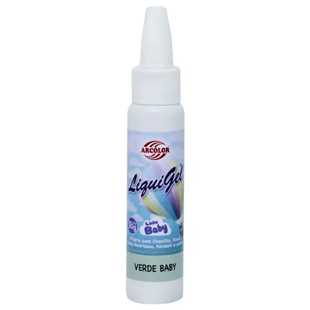 Corante Liquigel Verde Baby 30g Arcolor
