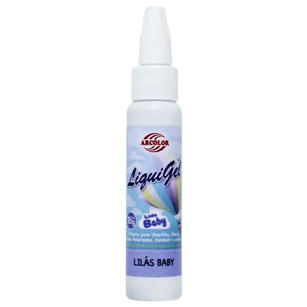 Corante Liquigel Lilas Baby 30g Arcolor