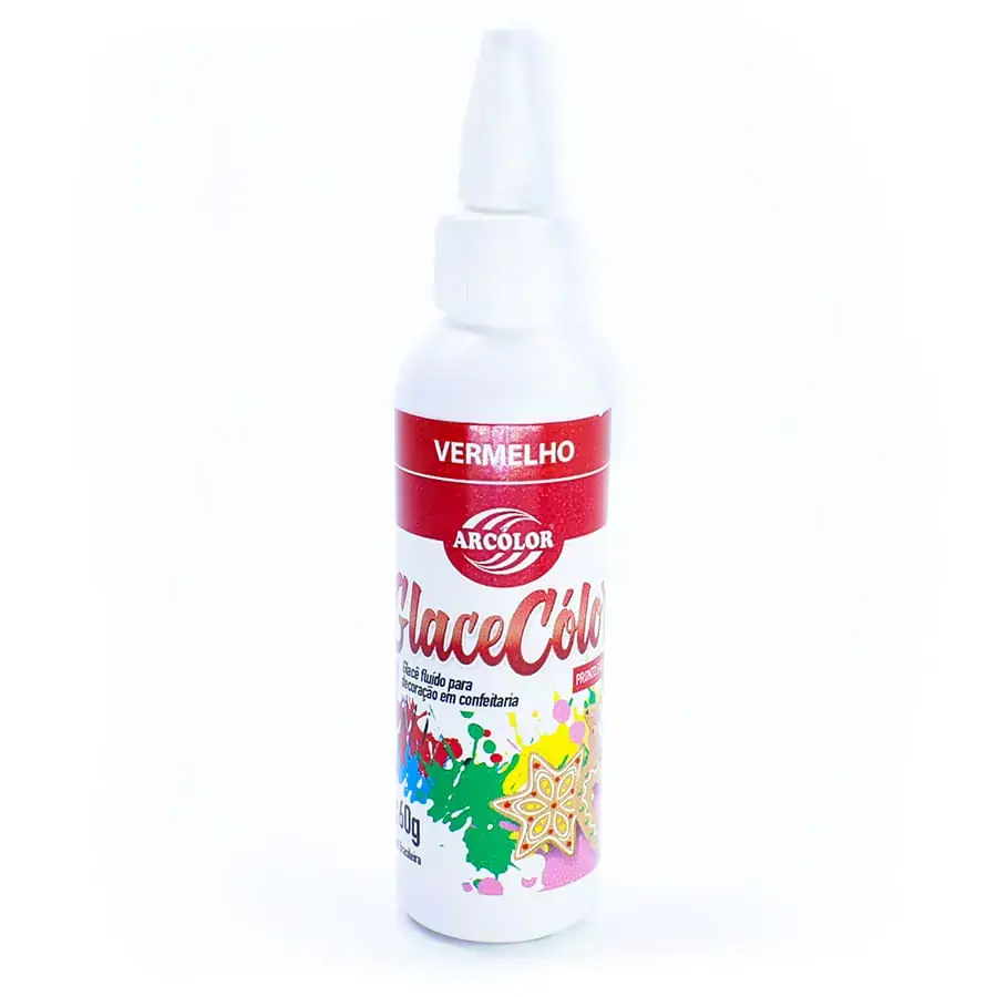 Glacecolor Vermelho 60g Arcolor