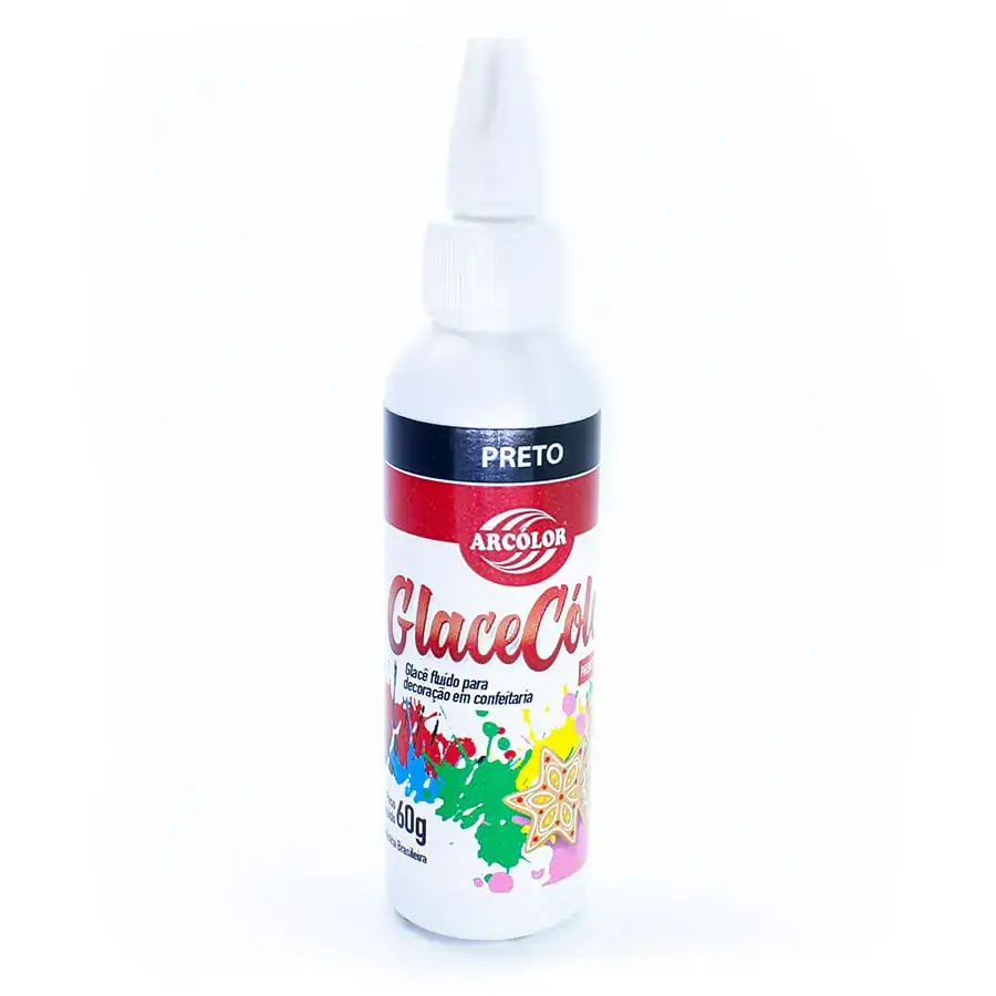 Glacecolor Preto 60g Arcolor