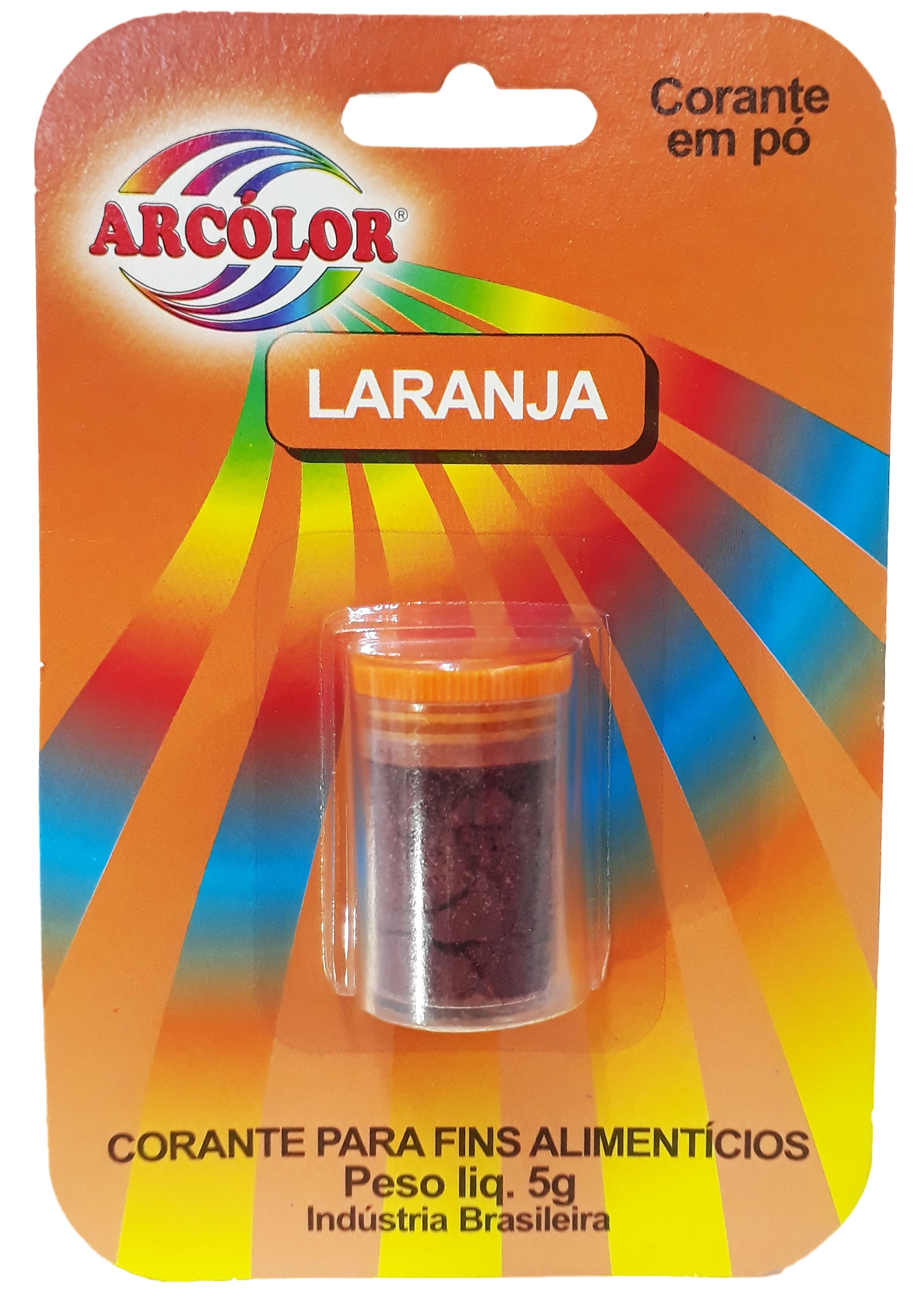 Corante Arcolor 5g Laranja